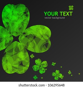 St. Patrick's Day abstract background