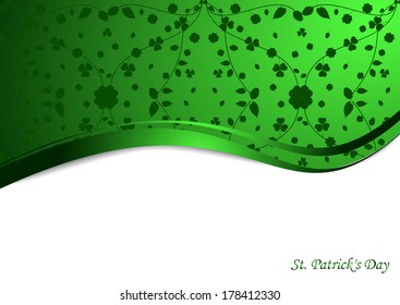 St. Patrick's Day, abstract background