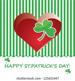 St. Patrick's Day abstract background.vector