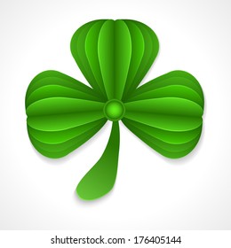 St. Patricks day background with clover