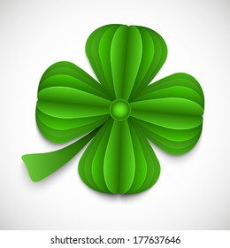 St. Patricks day background with clover