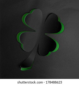 St. Patricks day background with clover