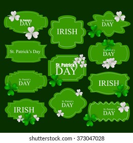 St. Patrick's day background with clover