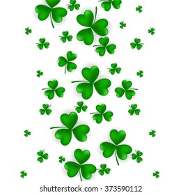 St. Patrick's day background with clover