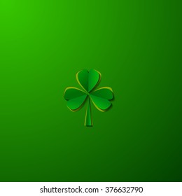 St. Patricks day background with clover