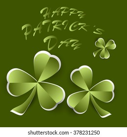 St. Patrick's day background with clover