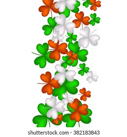 St. Patrick's day background with clover