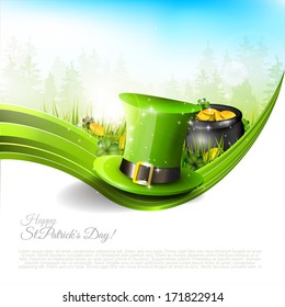 St Patrick's Day - background with copyspace 