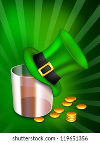 St Patrick's Day background. EPS 10.