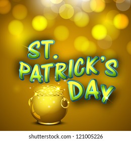 St. Patrick's Day background. EPS 10.
