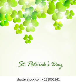 St. Patrick's Day background. EPS 10.