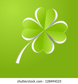 St. Patrick's Day background. EPS10. With transparent effect.