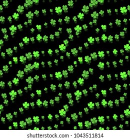 St. Patrick's day background in green colors