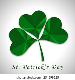 St. Patrick's day background with green color clover.