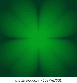 St patricks day background green lucky clover leaves pattern.

