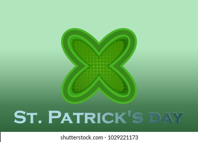 St. Patrick's day background and Halftone Effect
