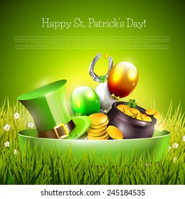 St. Patrick's Day background with place for your text 