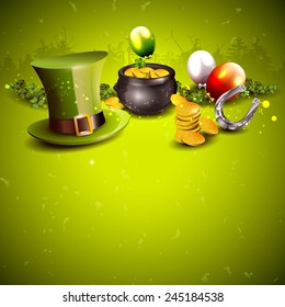 St. Patrick's Day background with place for your text 