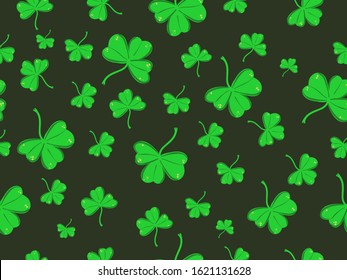 St. Patrick's day background. Seamless pattern 