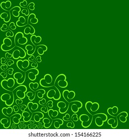 St. Patrick's Day background stock vector