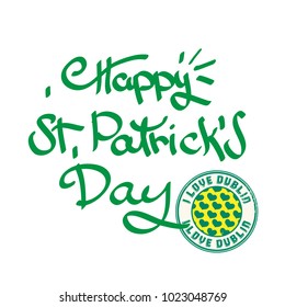 St. Patricks Day Background, vector illustration