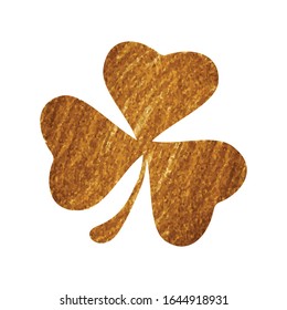 St Patrick's Day background. Vector illustration for lucky spring design with a shamrock. St. Patrick's Day greeting. Vector illustration