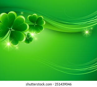 St. Patrick's Day Background. Vector illustration.