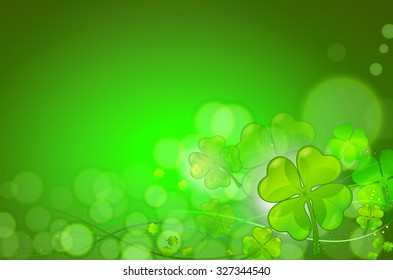 St. Patrick's day background. Vector background.