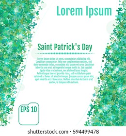 St Patricks day background. Vector