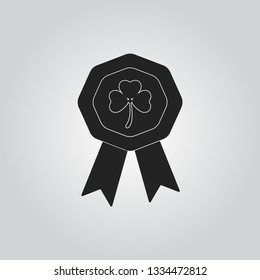 St. Patrick's day badge icon