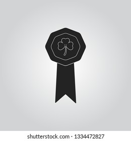 St. Patrick's day badge icon