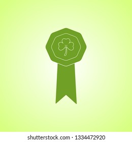 St. Patrick's day badge icon