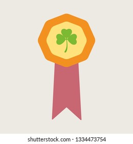 St. Patrick's day badge icon