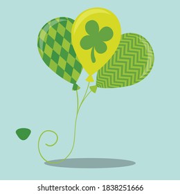 ilustración vectorial de diseño de globos diurnos de trajes