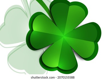 St. Patrick's Day banner design template. Simple banner for website, store, magazine promotions. Vector illustration