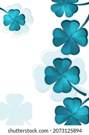 St. Patrick's Day banner design template. Simple banner for website, store, magazine promotions. Vector illustration