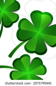 St. Patrick's Day banner design template. Simple banner for website, store, magazine promotions. Vector illustration