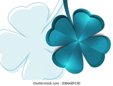 St. Patrick's Day banner design template. Simple banner for website, store, magazine promotions. Vector illustration