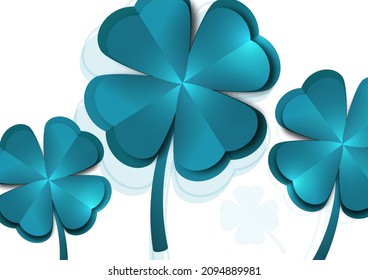 St. Patrick's Day banner design template. Simple banner for website, store, magazine promotions. Vector illustration