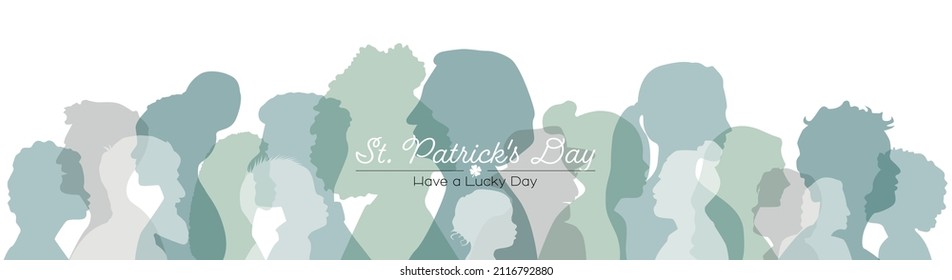 St. Patrick's Day banner. Have a Lucky Day.
