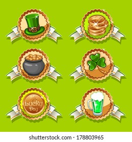 St. Patrick's day banner set