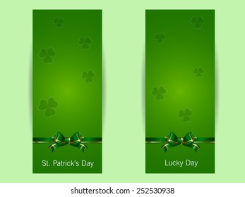 St. Patrick's Day Banner set.