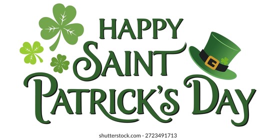 St. Patrick's Day banner vector design
