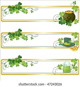 St. Patrick's Day banners