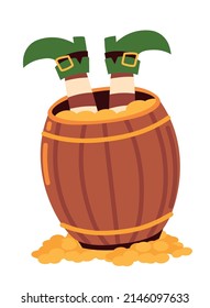 el barril de día de los martillones con piernas de leprechaun