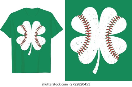 Diseño de camiseta de trébol del día de San Patricio