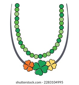 st patricks day beads illustration vector graphic perfect for st patricks day decoration