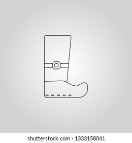 St Patrick's day boot icon