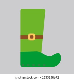 St Patrick's day boot icon