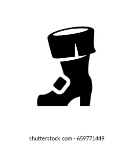 St Patrick's day boot icon